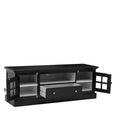 Covent TV Unit - Storage - Black Mahogany Wood