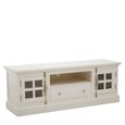 Covent TV Unit - Storage - White Mahogany Wood