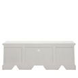 Covent TV Unit - Storage - White Mahogany Wood