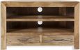 Cuban Natural Mango Wood 100cm Corner TV Cabinet