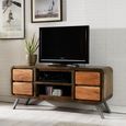 Dalhousie Industrial Acacia Wood 140cm TV Unit