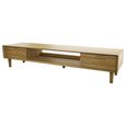 Scandic TV Unit - 2 Drawer - Large - Oak