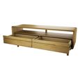 Scandic TV Unit - 2 Drawer - Medium - Oak