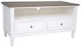 Delphine French Off-White Painted TV Unit