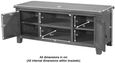 Dorset TV Unit - 2 Door - Large - Oak