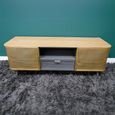 TV Unit - Wood and Metal - Storage