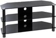Estill 120cm TV Stand - Black - ESS1200/3-BLK