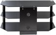 Estill 120cm TV Stand - Black - ESS1200/3-BLK