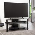 Estill 120cm TV Stand - Black - ESS1200/3-BLK