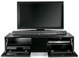 Evans High Gloss Black 125cm TV Cabinet - EMTMOD1250-BLK