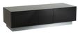 Evans High Gloss Black 125cm TV Cabinet - EMTMOD1250-BLK
