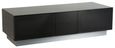 Evans High Gloss Black 125cm TV Cabinet Tall - EMT1250XL-BLK