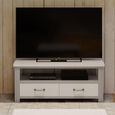 Greystone Reclaimed Wood TV Unit - 2 Drawer