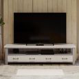 Greystone Reclaimed Wood TV Unit - 4 Drawer