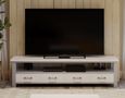 Greystone Reclaimed Wood TV Unit - 4 Drawer