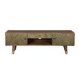 Hamlin Storage TV Unit - Textured Mango Wood