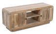 Hanover Ribbed Carved Mango Wood 145cm TV Unit
