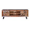 Hasley TV Unit - Recycled Wood - 4 Drawer