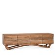 Hattie TV Unit - Acacia Wood - 4 Door - Large