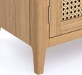 Henley Oak and Rattan 120cm TV Unit