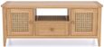 Henley Oak and Rattan 120cm TV Unit