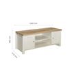 Highgate TV Unit - 2 Door - Cream Painted