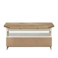 Highgate Corner TV Unit - 2 Drawer - Cream Painted
