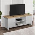 Highgate Large TV Unit - 130cm - Grey Painted