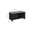 Highgate TV Unit - 1 Door - Navy Blue Painted