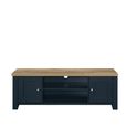 Highgate TV Unit - 2 Door - Navy Blue Painted