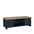 Highgate TV Unit - 2 Door - Navy Blue Painted