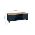 Highgate TV Unit - 2 Door - Navy Blue Painted