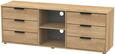 Hong Kong Oak Effect 150cm TV Unit with Glides Legs