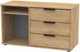 Hong Kong Oak Effect 95cm TV Unit with Glides Legs