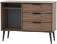 Hong Kong Walnut Effect 95cm TV Unit with Wooden Legs
