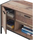Industrial Rustic Oak Effect TV Unit