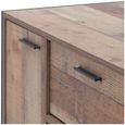 Industrial Rustic Oak Effect TV Unit
