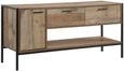 Industrial Rustic Oak Effect TV Unit