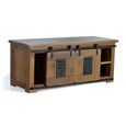 Iron Works TV Unit - Mango Wood - Storage - Large