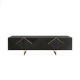 TV Unit - Ivanna - 4 Door - Dark Wood
