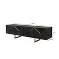 TV Unit - Ivanna - 4 Door - Dark Wood