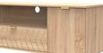 Jigsaw Oak Effect 65cm TV Unit with Gold Hairpin Legs
