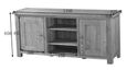 Kent Oak Large TV Unit
