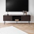 Kyoto Large TV Unit - Storage - 150cm - Smoked Oak