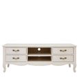 Loire TV Unit - 4 Drawer - White