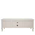 Loire TV Unit - 4 Drawer - White