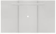 Lido White Extendable Fixed TV Wall Panel