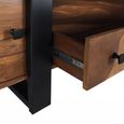Mangwena Storage Large TV Unit - Reclaimed Wood