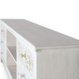 Medio Storage Large TV Unit - White Mango Wood