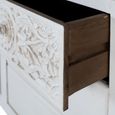 Medio Storage Large TV Unit - White Mango Wood